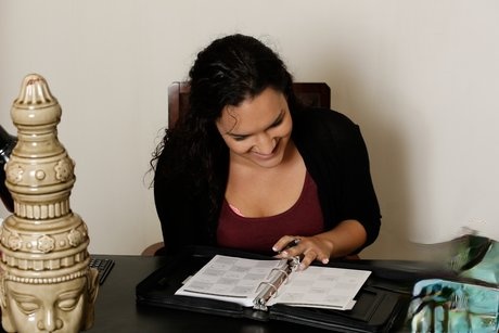 Petite brunette from Dubai Chloe Amour gets fucked by her masseur