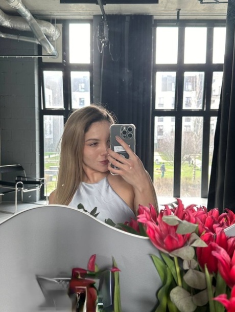 Glamorous OnlyFans babe All About Diana posing provocatively in a solo