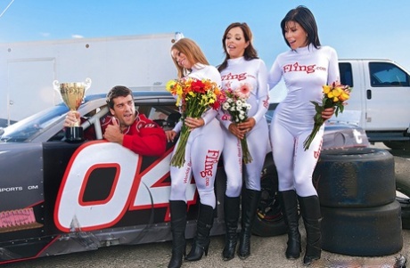 Hot Adrianna and friends eating cum and banging doggystyle in CFNM group sex