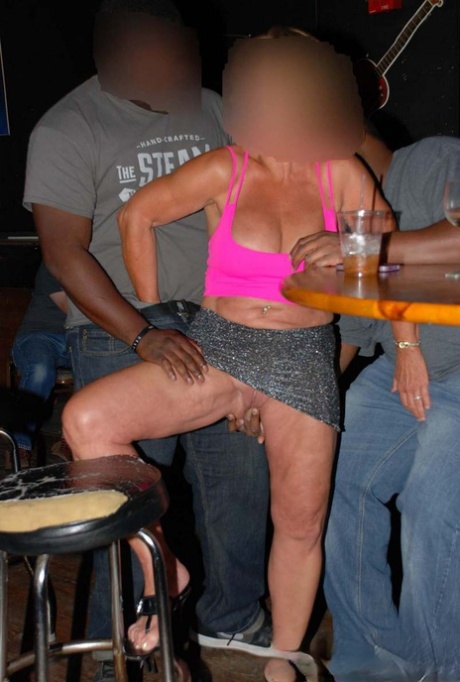 Kinky mature slut Tracy Lick gets all wet and dirty at the swinger party