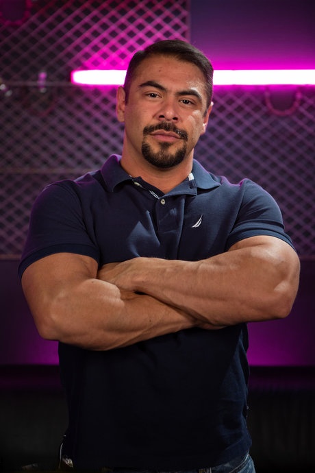 Busty TS Goddess Eva Maxim fucks male slave Draven Navarro with her big cock