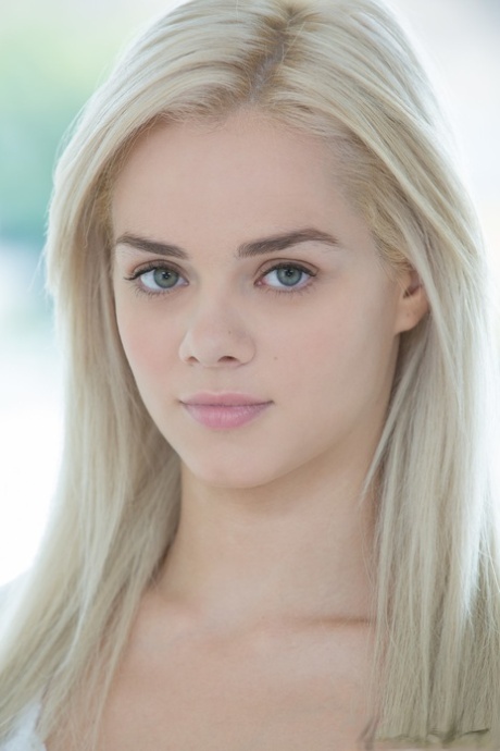 Alluring blonde teen Elsa Jean lets a big black cock destroy her tight pussy