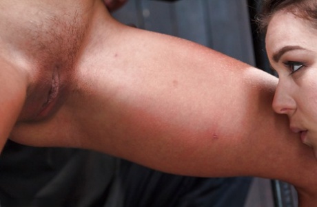 BDSM models Juliette March and Cherie Deville eat each others pussy