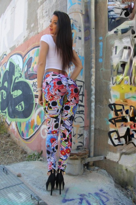 Spanish girl with long legs Susy Gala hops on and rides a penis