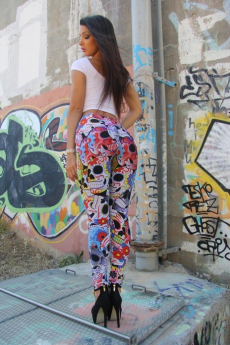 Spanish girl with long legs Susy Gala hops on and rides a penis