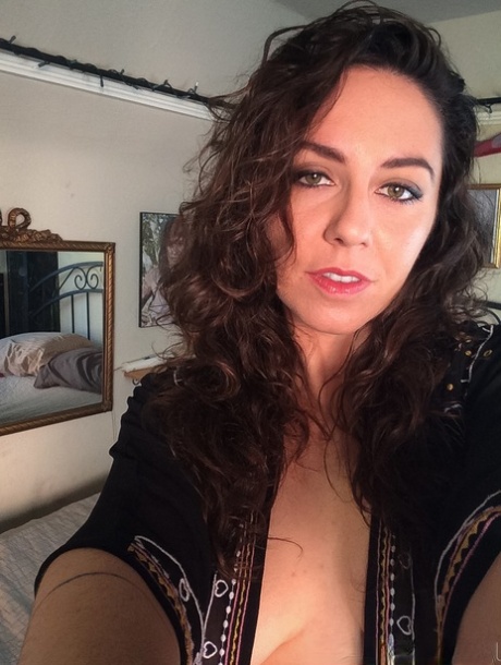 Gorgeous amateur Nikki Silver shows off her hairy pussy in panties