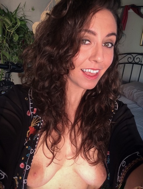 Gorgeous amateur Nikki Silver shows off her hairy pussy in panties