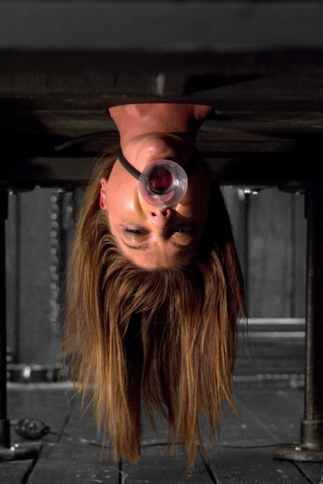 Dommes Mz Berlin & Asa Archer anal toy tied-up Cassandra Nix in hot BDSM sex